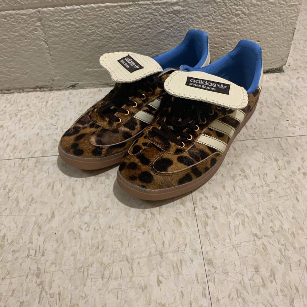 Wales Bonner Adidas Leopard Print Sambas